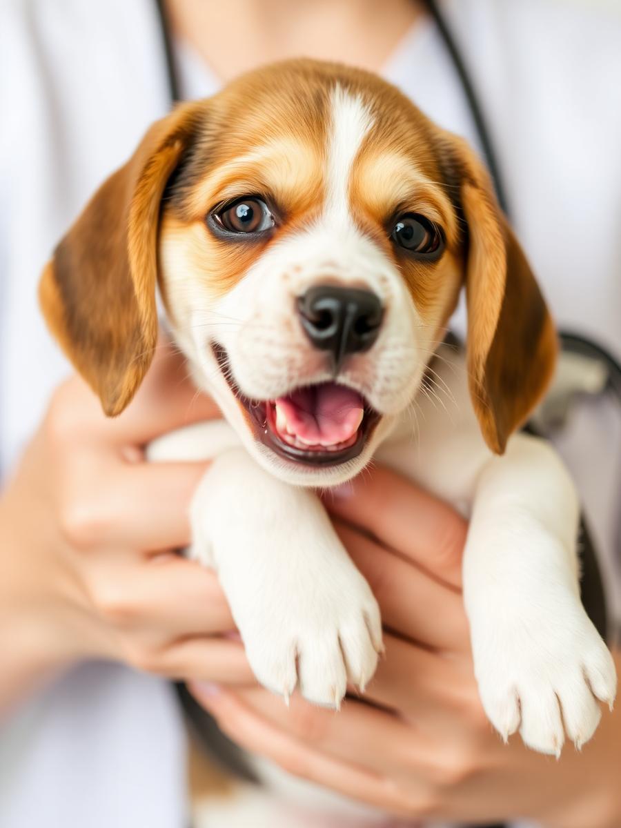Veterinary hospital moment